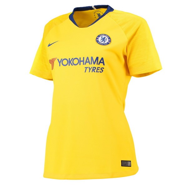 Camiseta Chelsea Segunda equipación Mujer 2018-2019 Amarillo